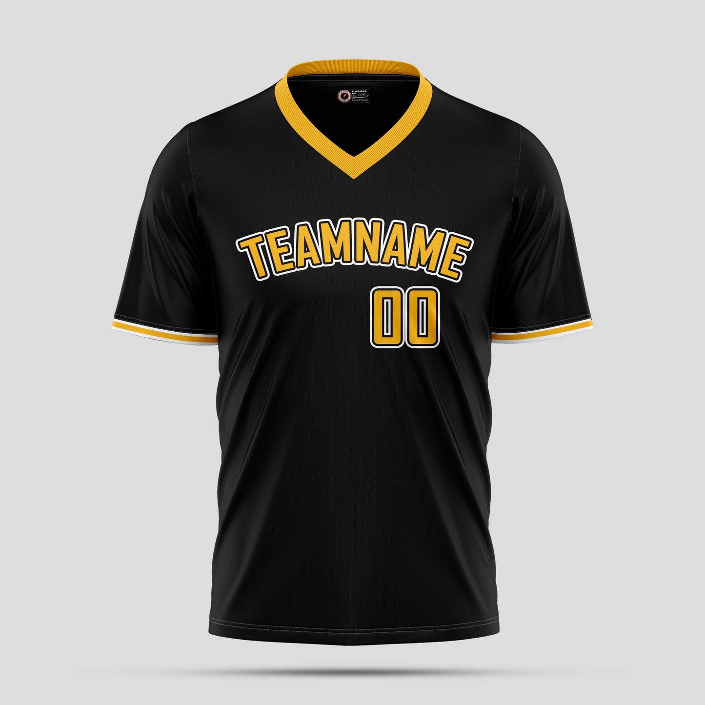 Premium Custom Team Name T-Shirts - Yellow & Black Quality Apparel