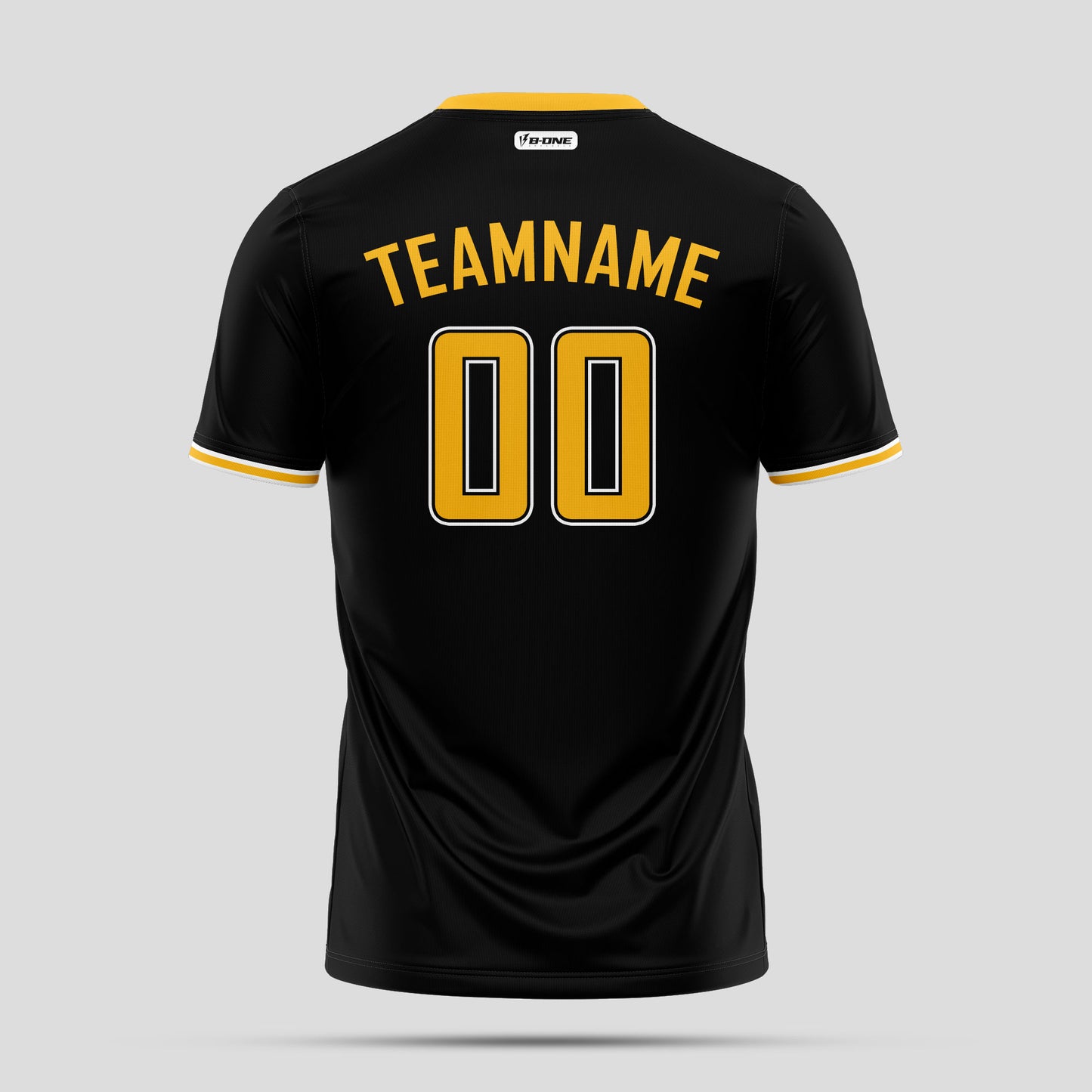 Premium Custom Team Name T-Shirts - Yellow & Black Quality Apparel