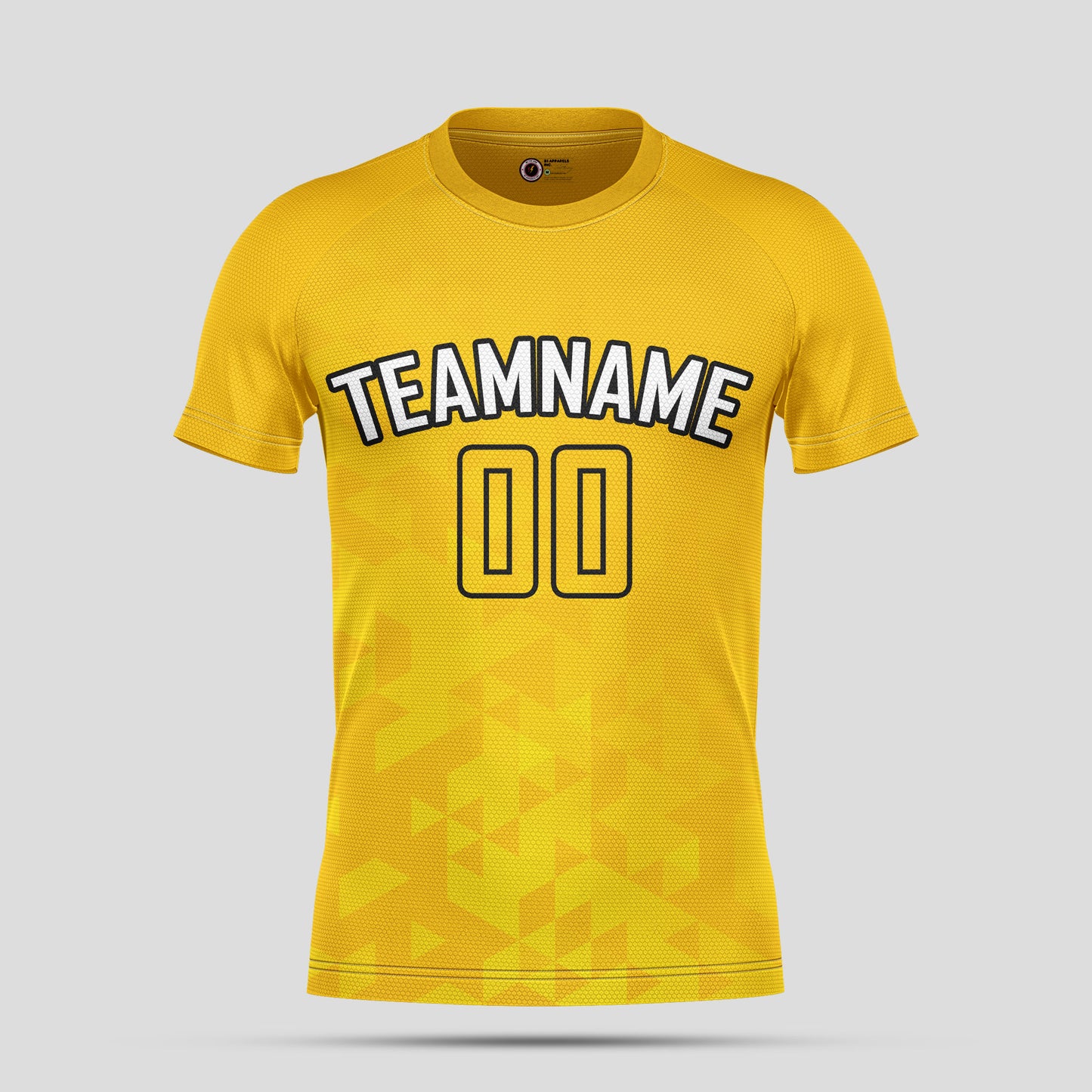 Custom Yellow & White Soccer Jerseys with Personalized Team Names