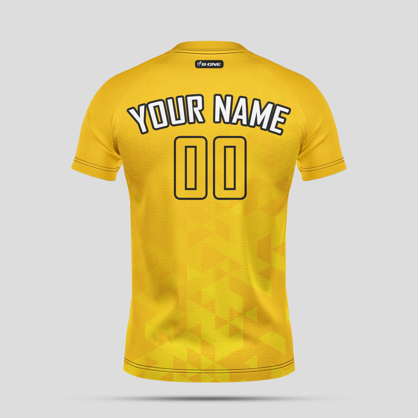 Custom Yellow & White Soccer Jerseys with Personalized Team Names