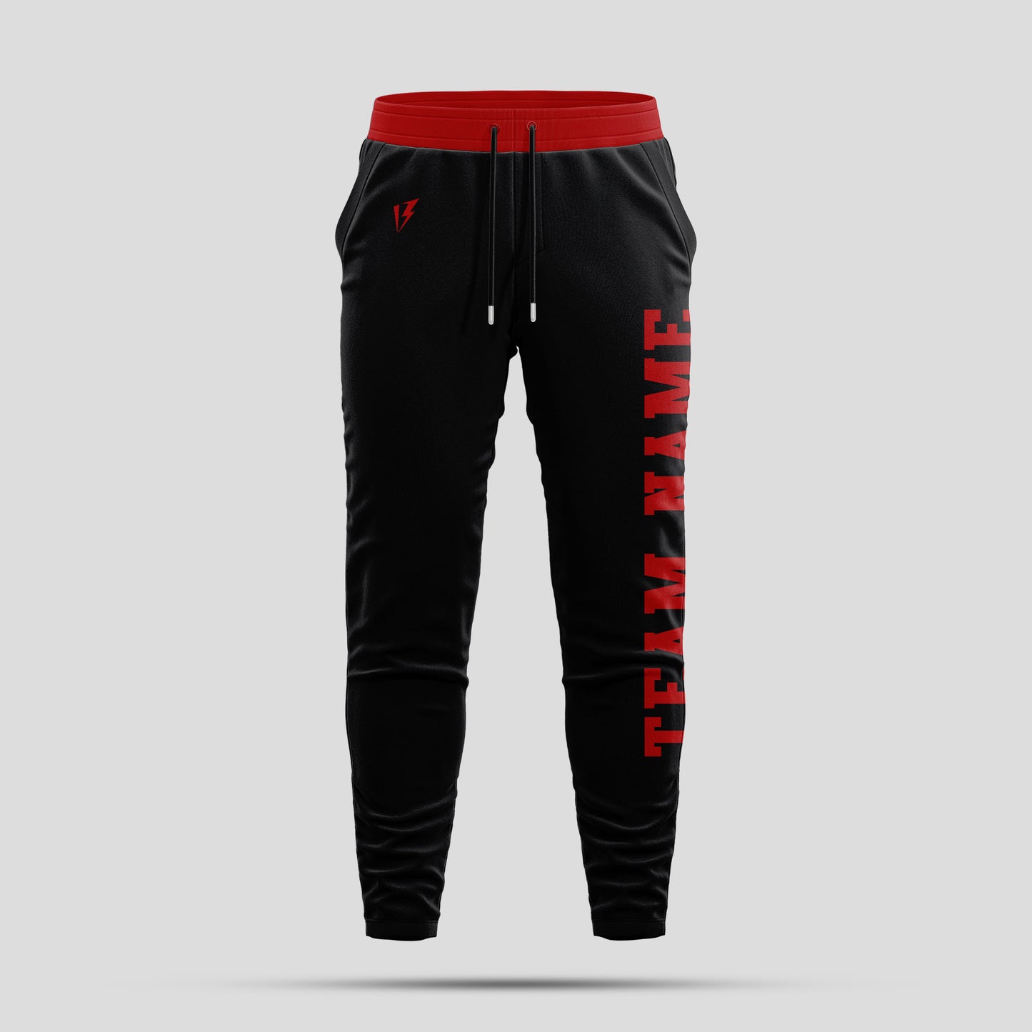 Custom Black Team Pants with Personalized Team Number
