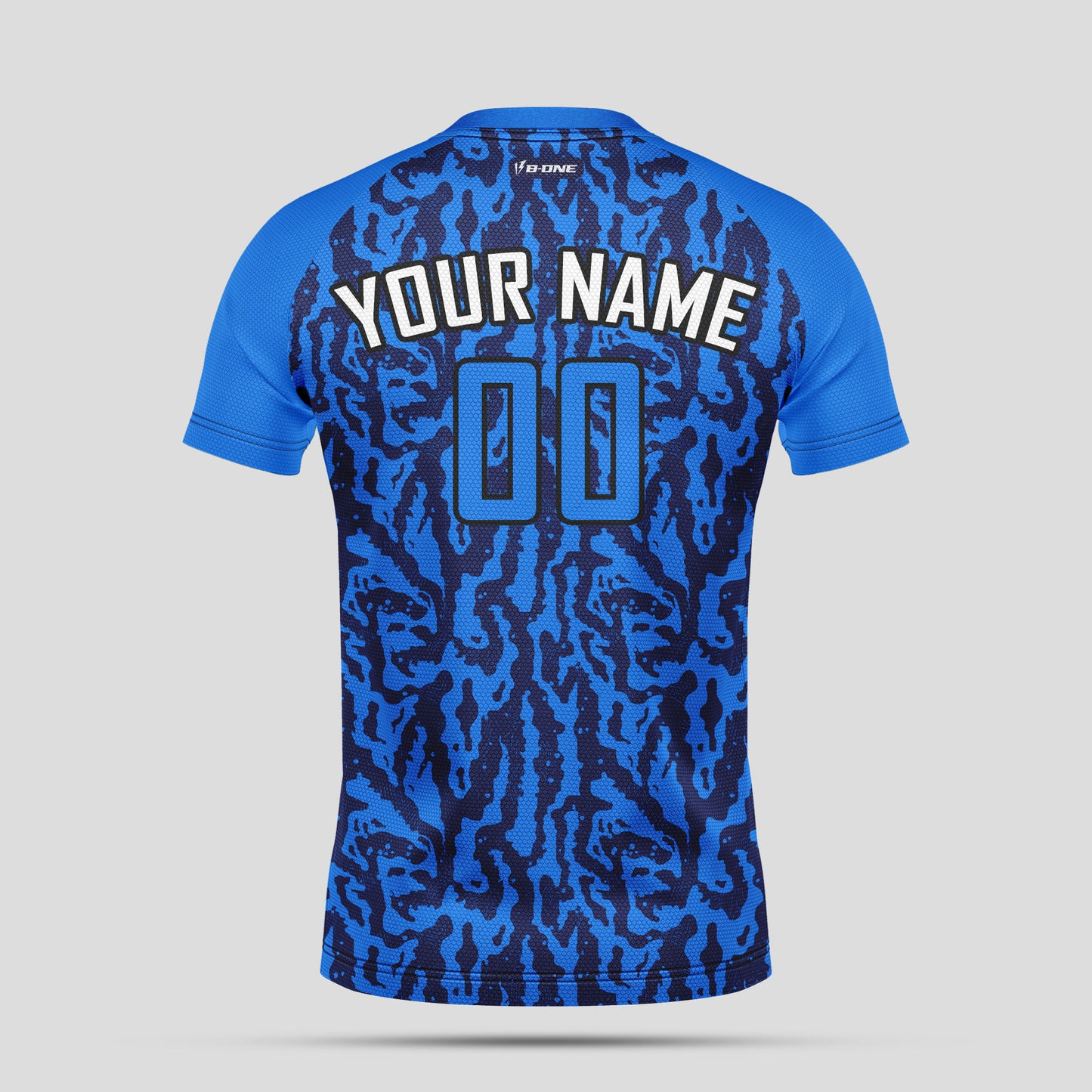 Custom Blue Soccer Jerseys with Personalized Team Numbers