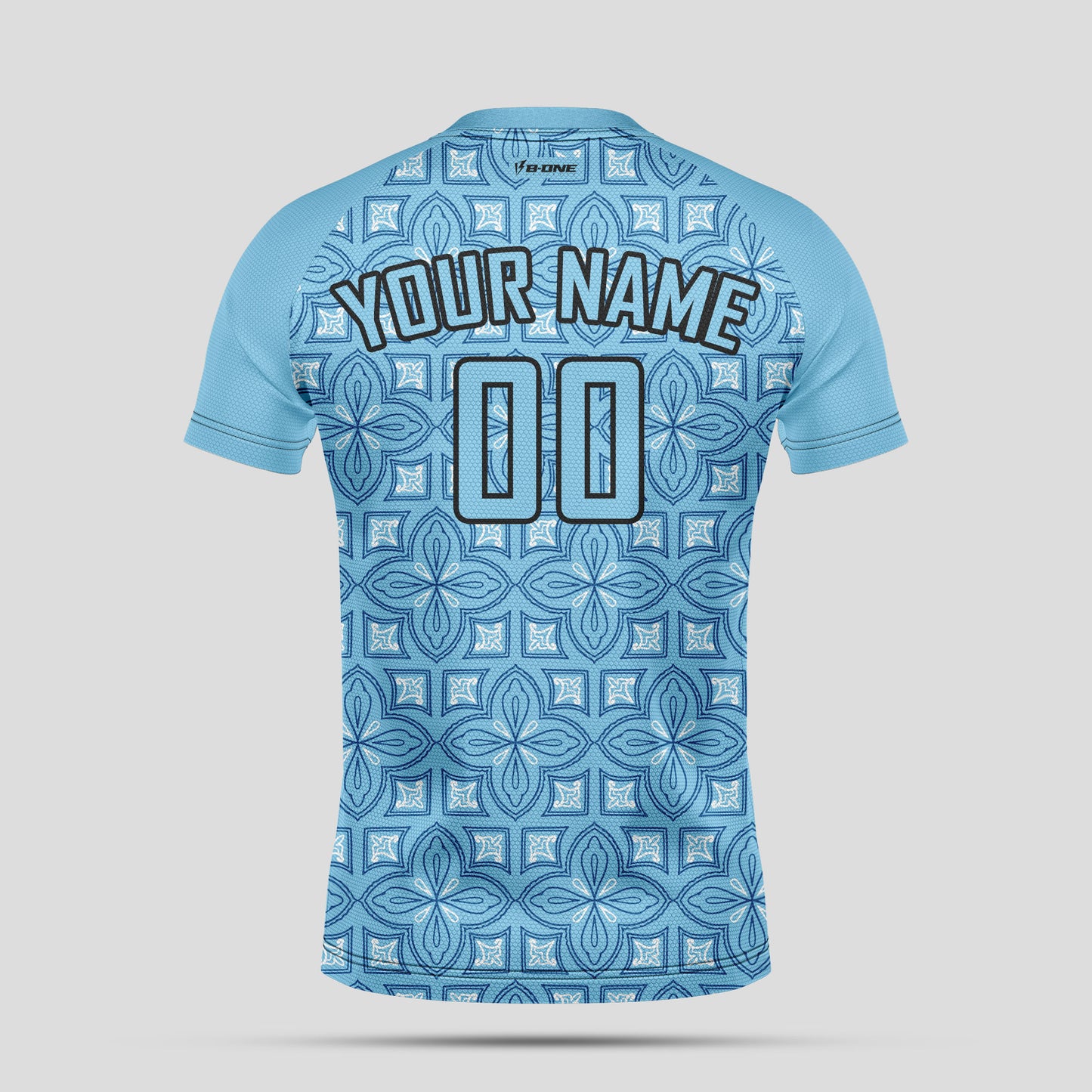 Custom Blue Soccer Jerseys with Personalized Team Numbers