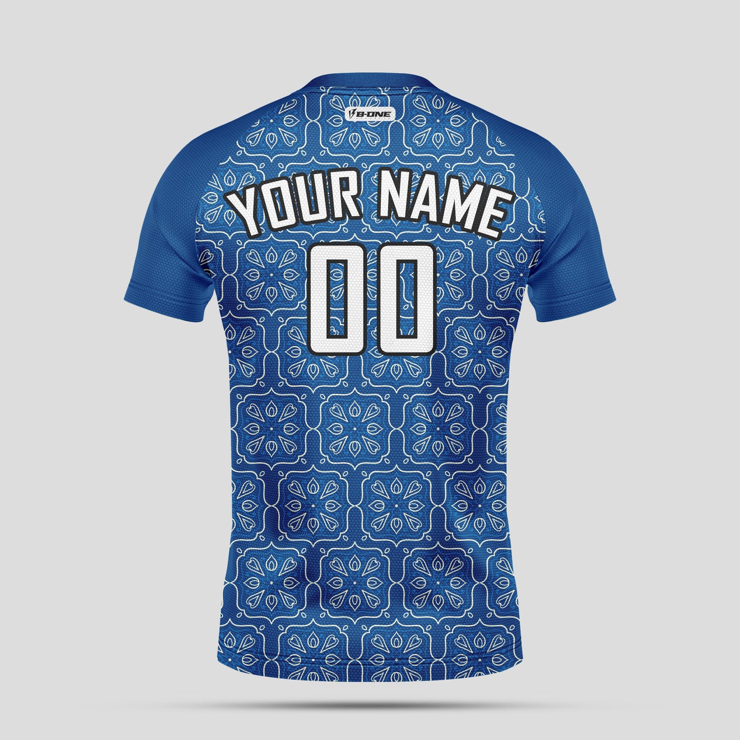 Custom Team Number Soccer Jerseys – Blue & White Personalized Uniforms