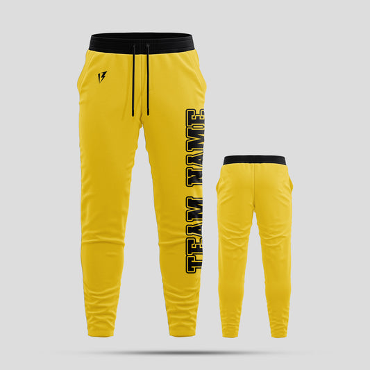 Custom Gold Pants with Personalized Team Number
