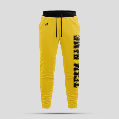 Custom Gold Pants with Personalized Team Number