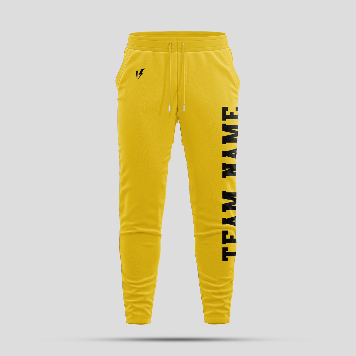 Custom Gold Pants with Personalized Team Number