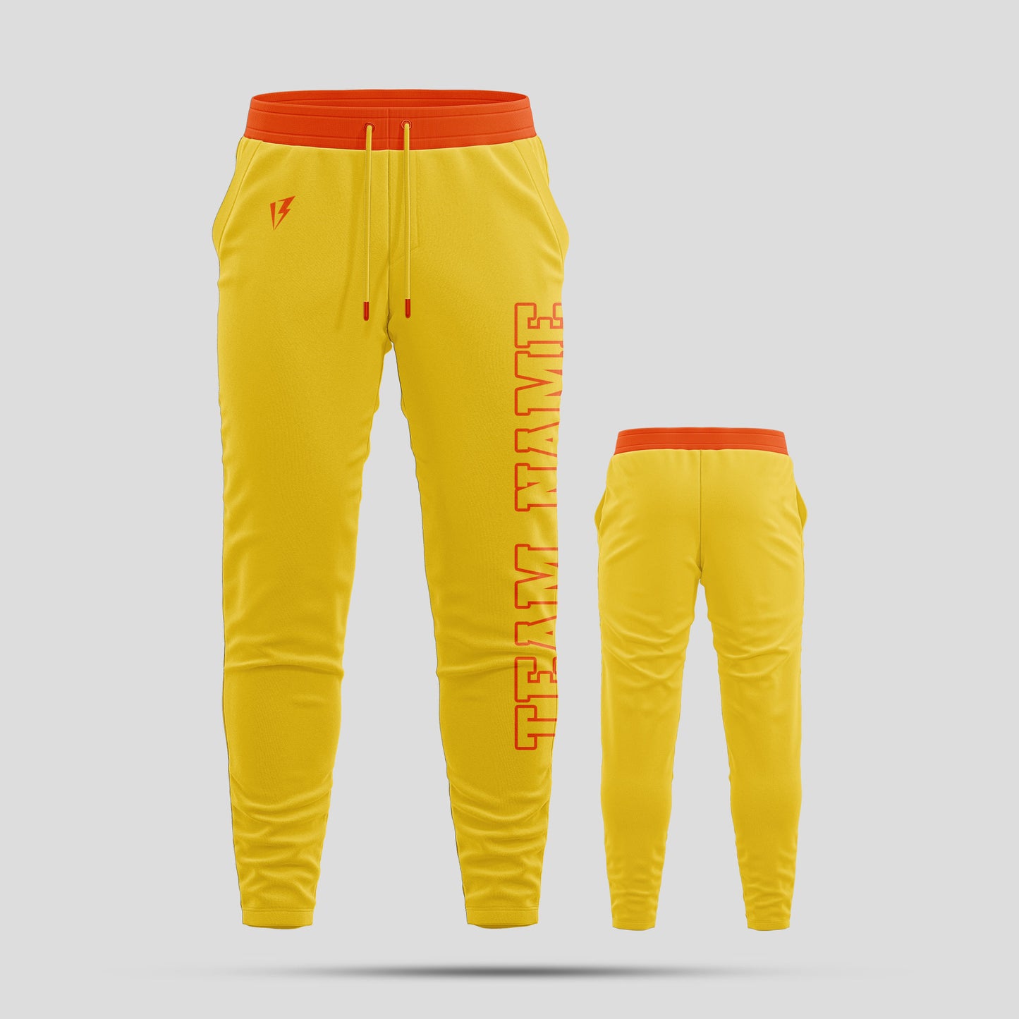 Custom Gold Pants with Team Number Personalization