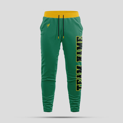 Custom Kelly Green Pants with Personalized Team Number