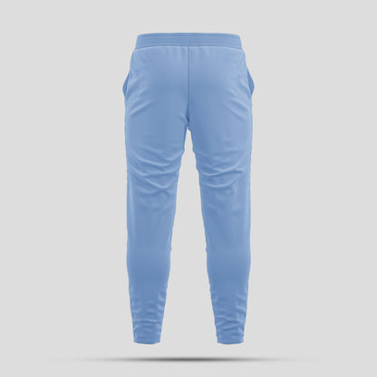 Custom Light Blue Team Number Pants – Personalized Athletic Gear