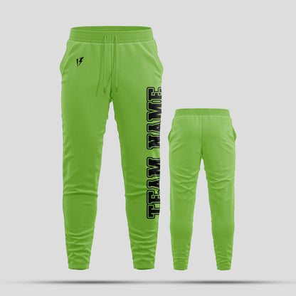 Custom Team Number Green Pants – Personalized Performance Gear