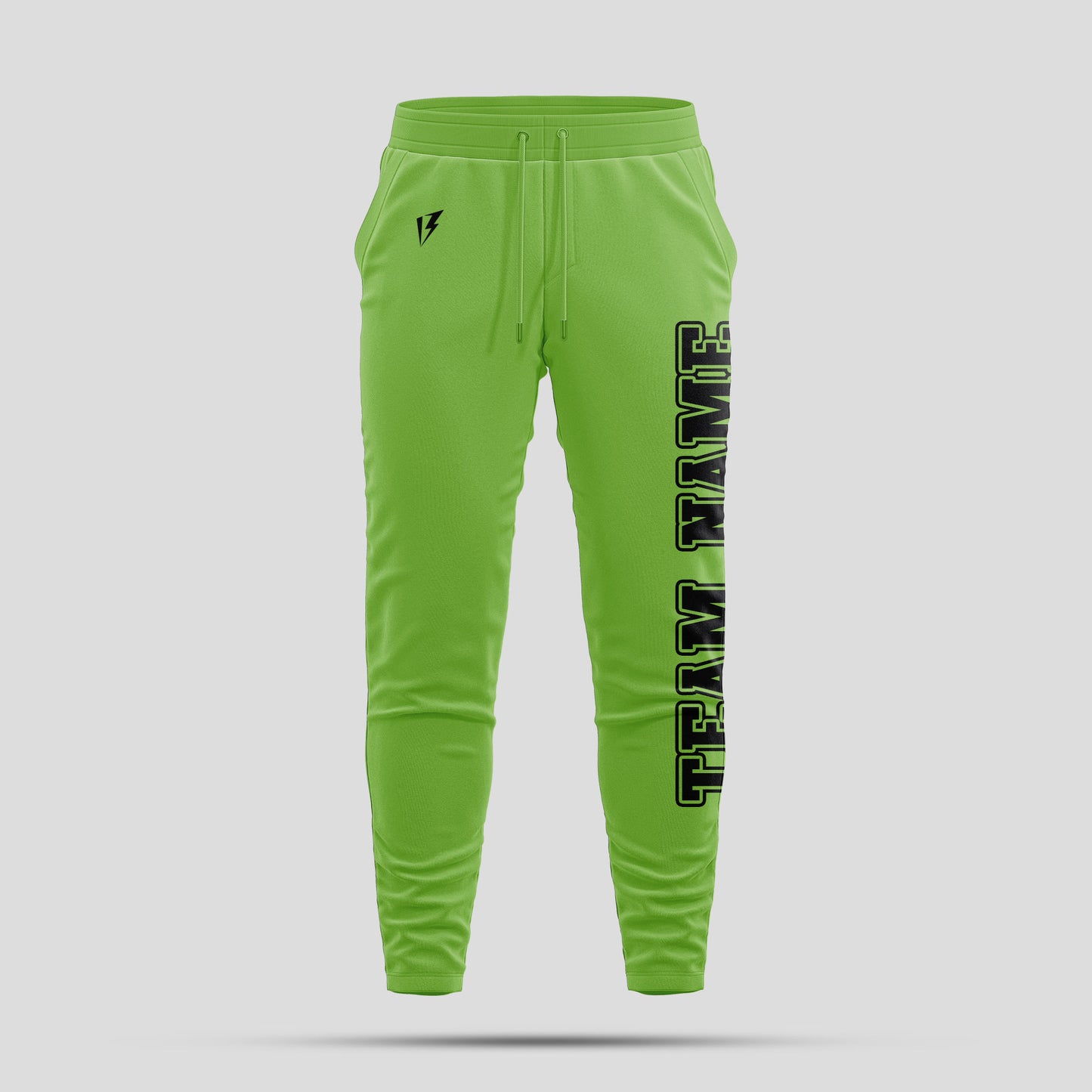 Custom Team Number Green Pants – Personalized Performance Gear