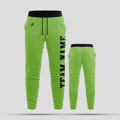 Custom Team Number None Green Pants – Personalized Team Gear for Athletes