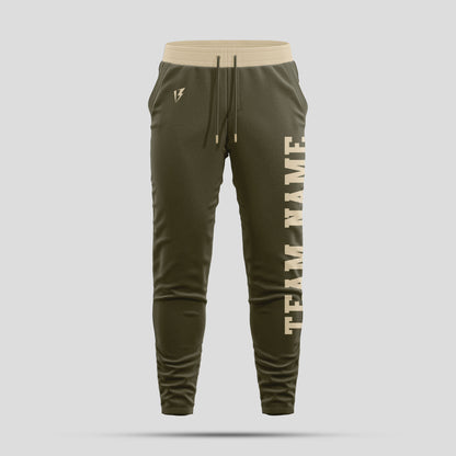 Custom Team Number Olive Pants – Personalize Your Athletic Gear with Custom Numbers