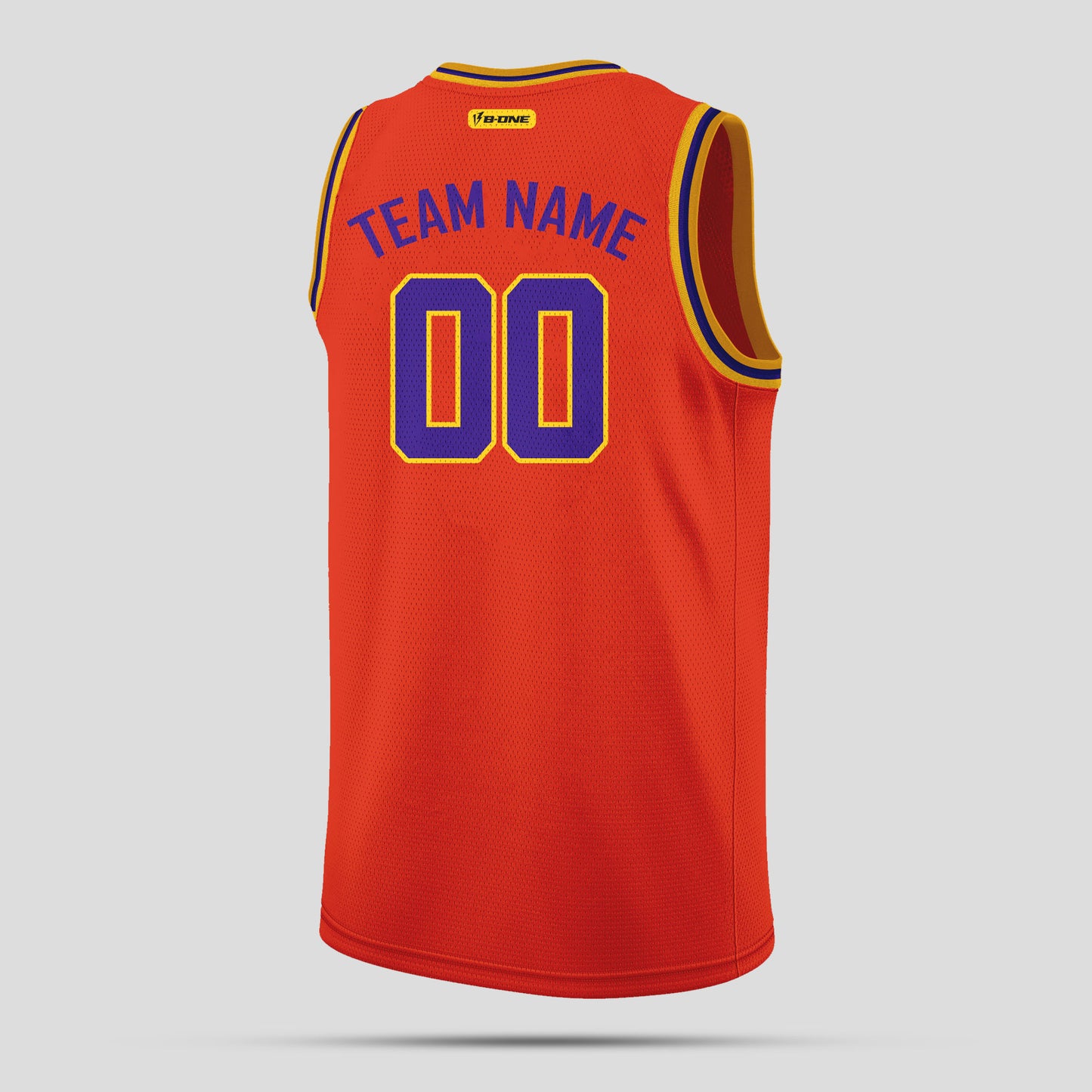 Custom Orange and Navy Blue Basketball Jerseys – Team Number Uniforms