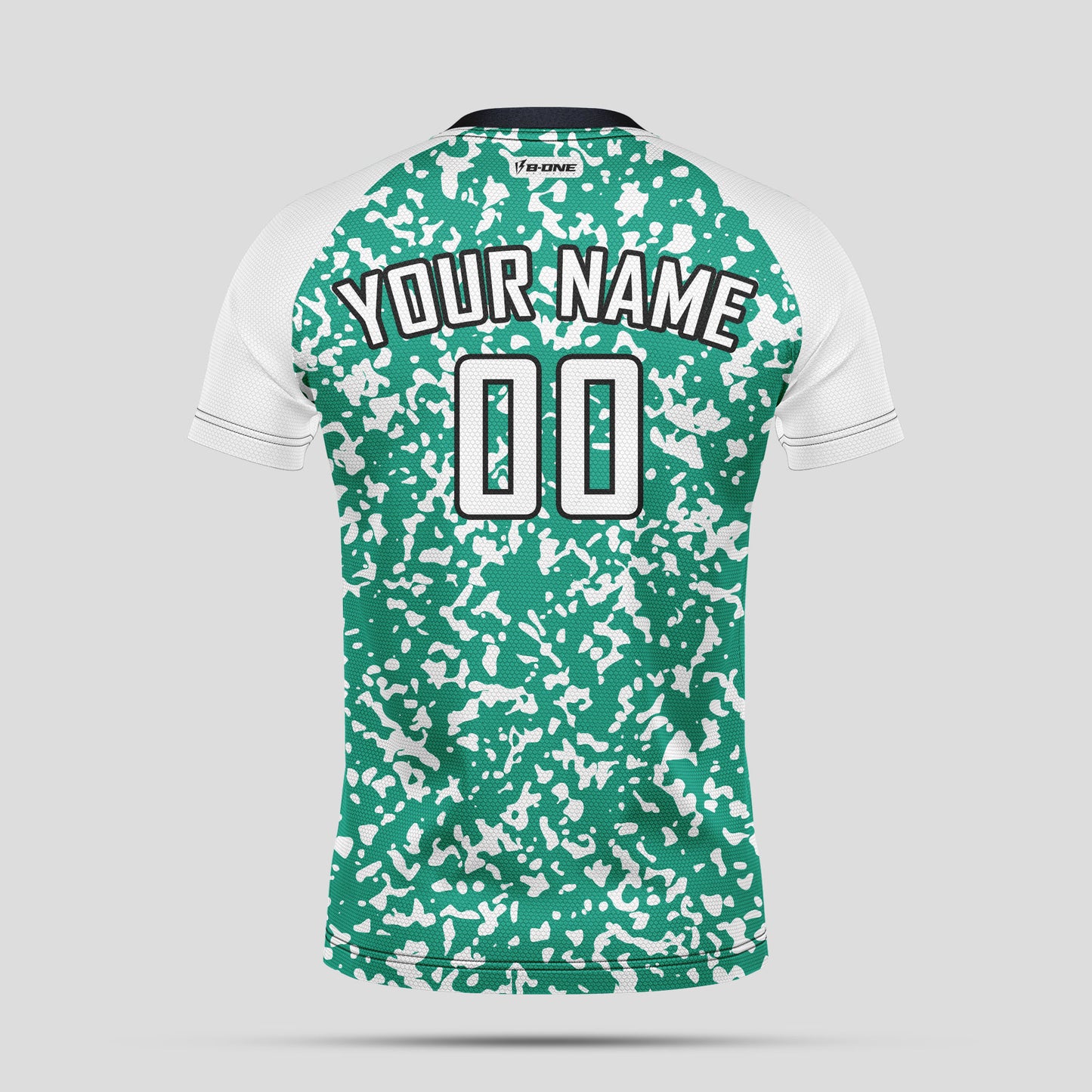 Custom White & Green Soccer Jerseys with Personalized Team Numbers