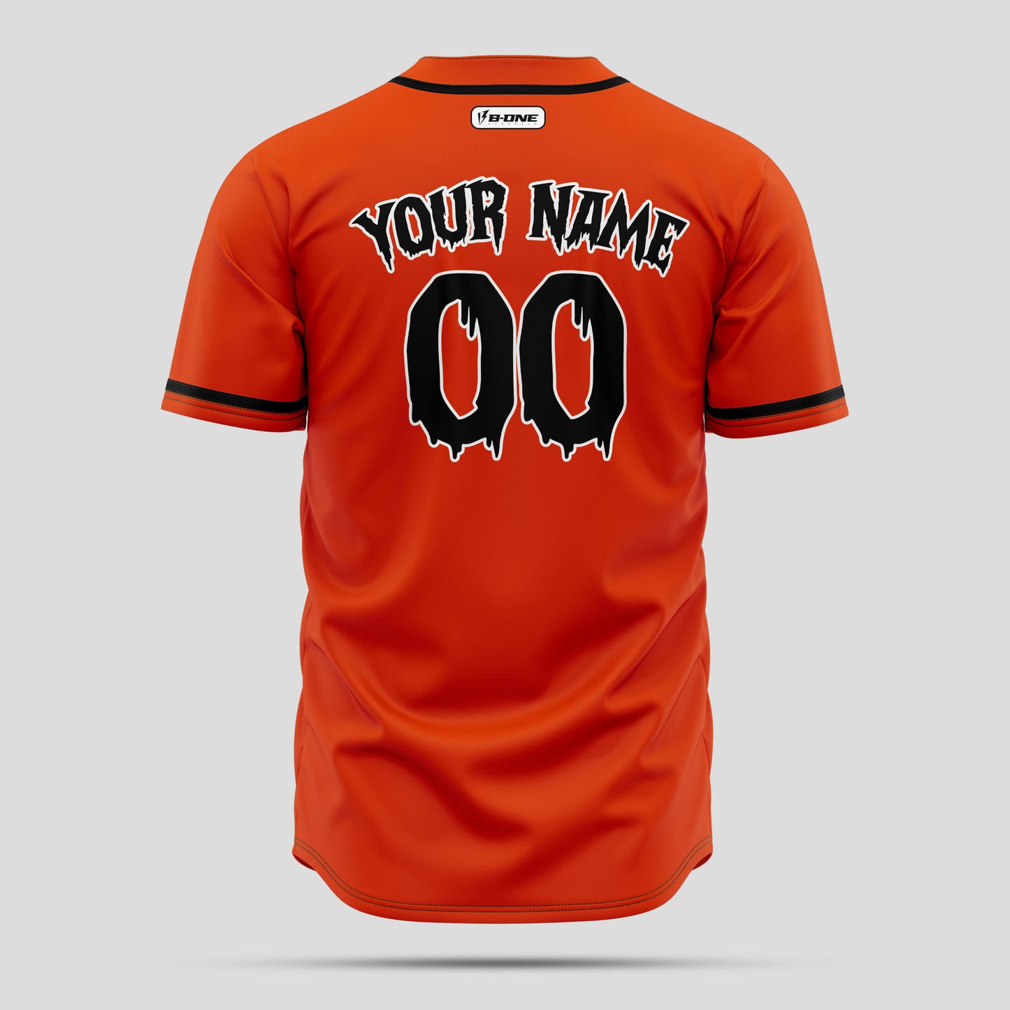 Custom Unique Design Orange Baseball Jersey