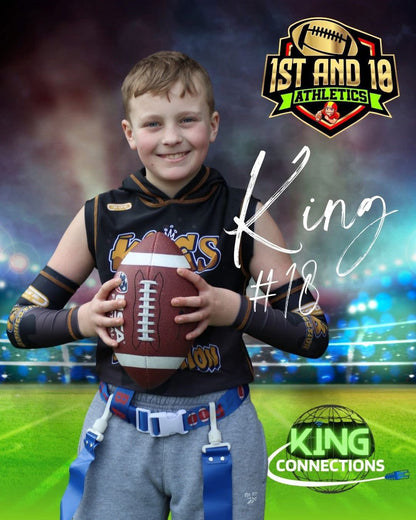 Custom 7v7 Flag Football Uniform Package – Home & Away 2-Jersey Set