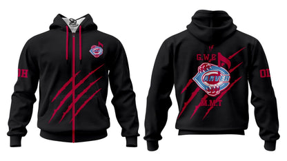 Team CARVER Custom Sublimation Hooded Shirt by SRJ