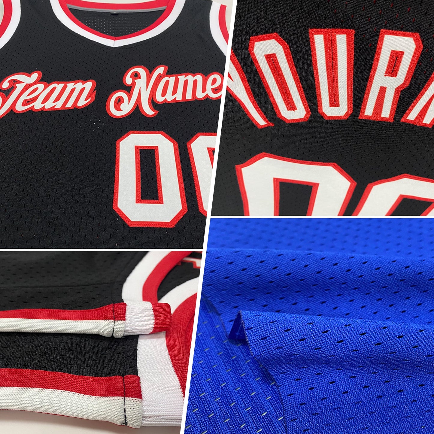 Custom Royal White-Light Blue Authentic Throwback Basketball Jersey