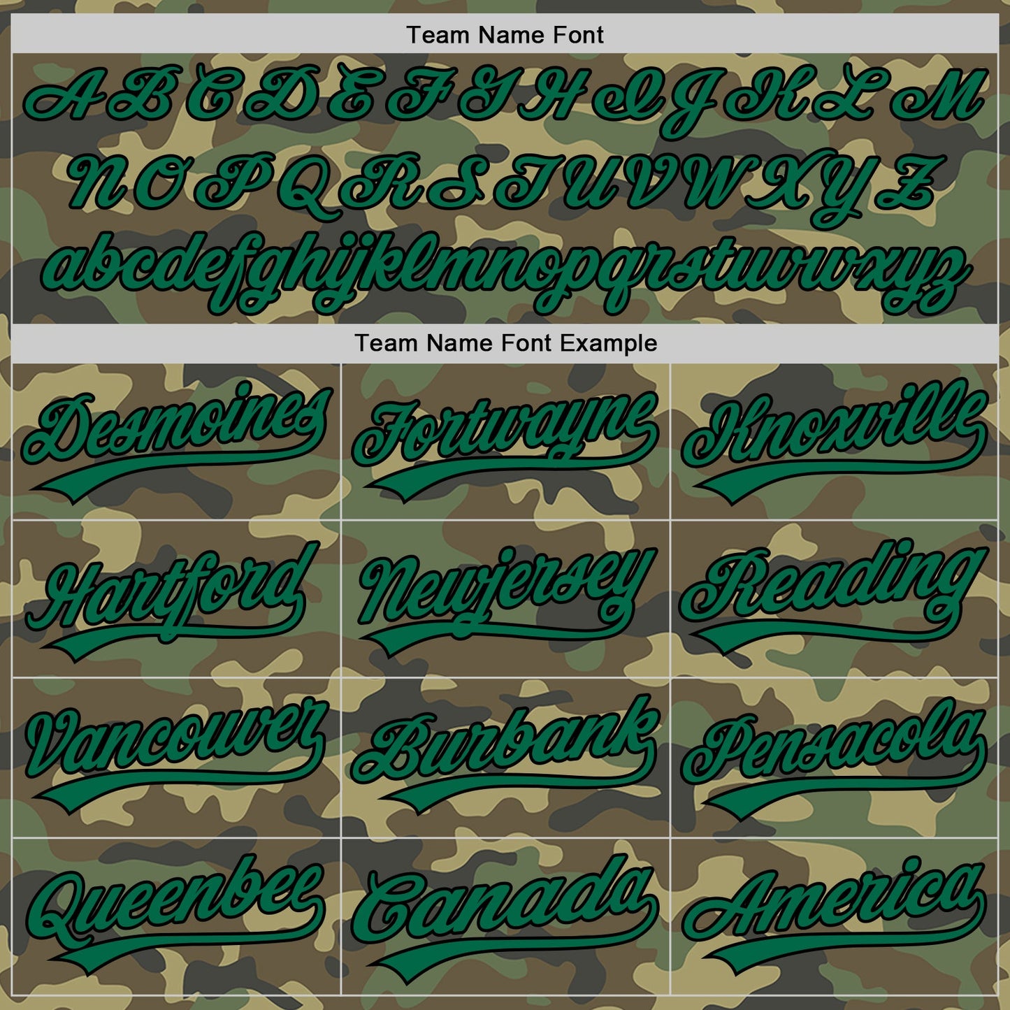 Custom Camo Kelly Green-Black Salute To Service Two-Button Unisex Softball Jersey