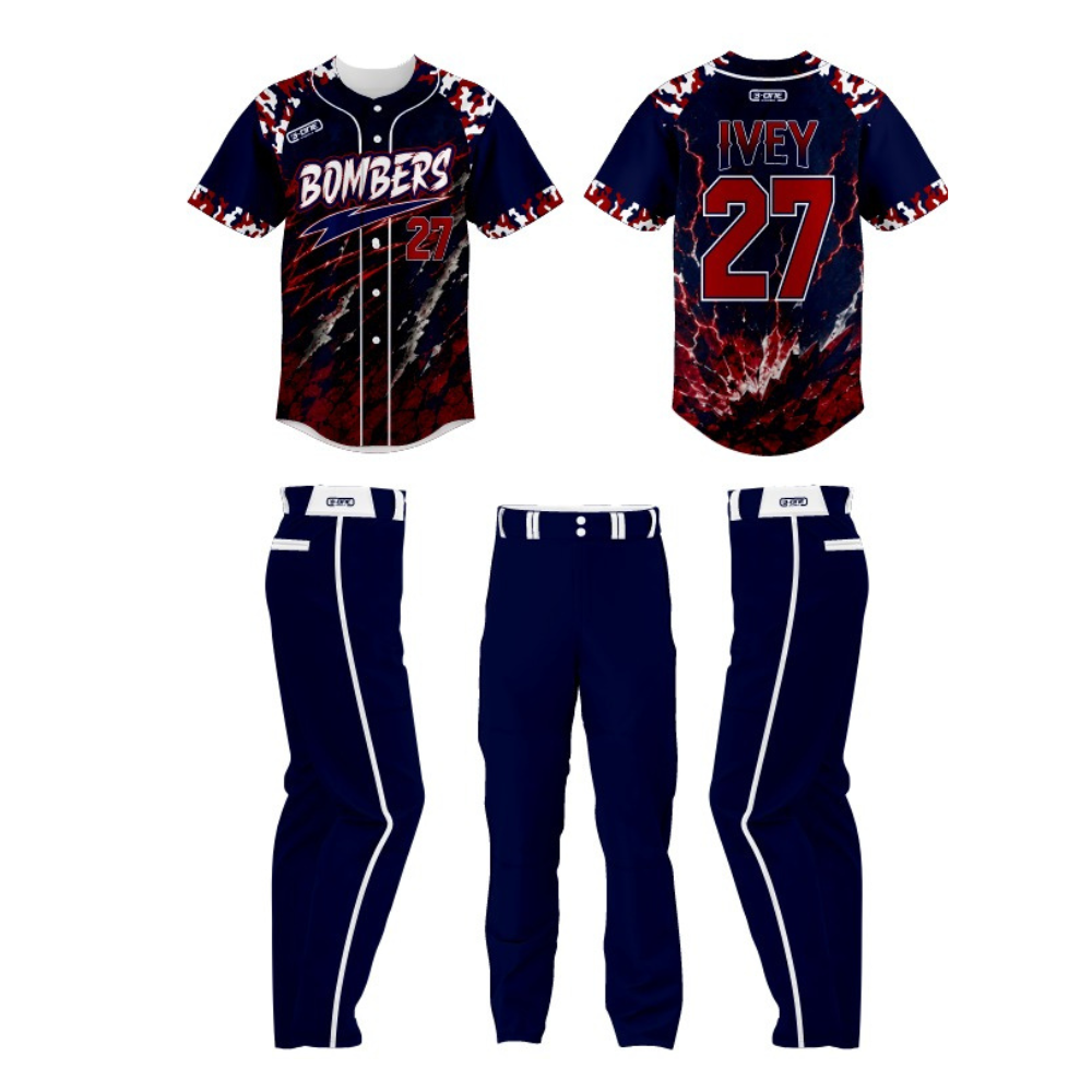 Bombers Team Wear Package – 2 Jerseys, 2 Pants & 1 Cap