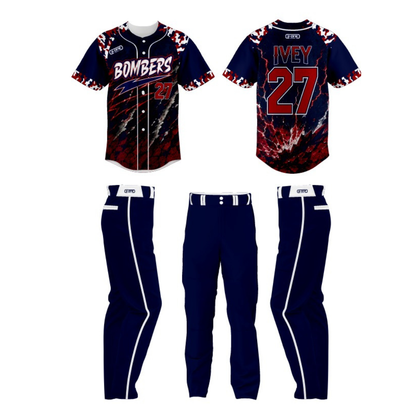 Bombers Team Wear Package – 2 Jerseys, 2 Pants & 1 Cap