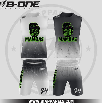 Mambas package with sweat hooded and uniforms with out hood home and away