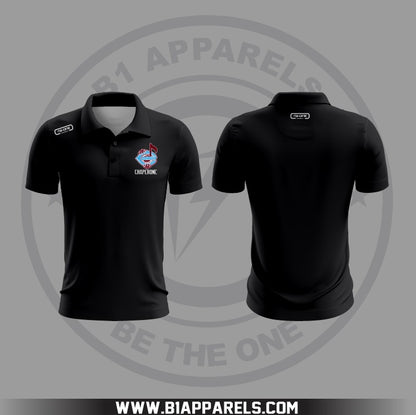 CARVER Chaperone Custom Black Sublimation Polo Shirt | B1 APPARELS