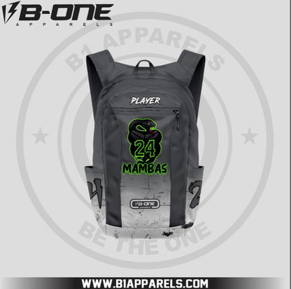 Mambas Elite 7v7 Player Package – Home & Away Hooded Uniforms, Warm-Up Suit (No Hood), Backpack, Soft Helmet, Gloves & Flag Belt