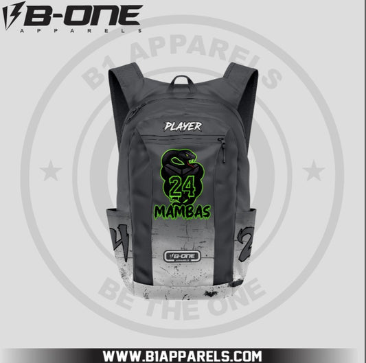 Custom Sublimated Mambas Backpack – Durable Cordura Fabric