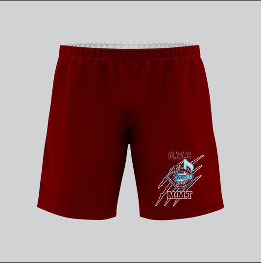 CARVER Maroon Shorts Set – Custom Sublimation by SRJ