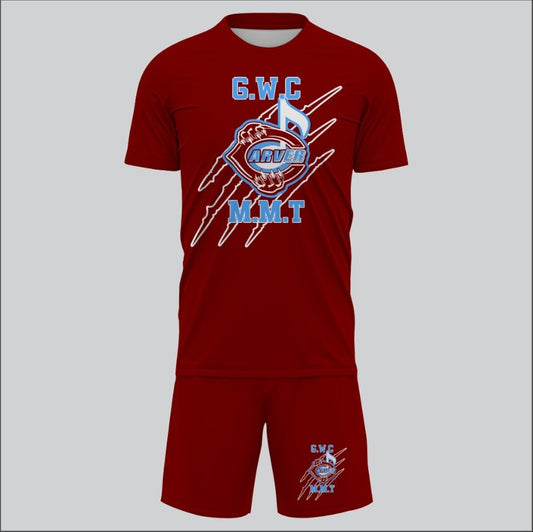 CARVER Maroon Shorts Set – Custom Sublimation by SRJ