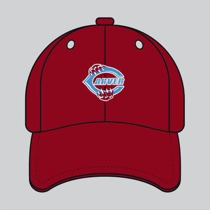 CARVER Maroon Custom Baseball Cap – Embroidered by SRJ Apparel
