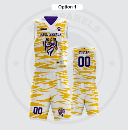 Paul Breaux Reversible Basketball Uniform