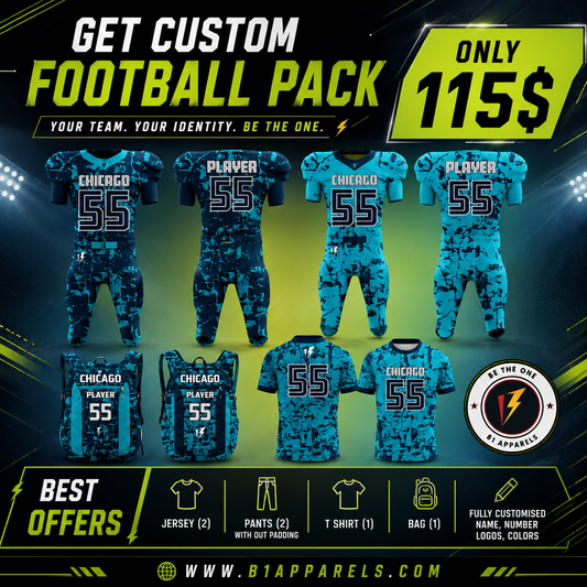 Football Package 4 – Ultimate Custom Team Kit & Gear Set | B1 APPARELS