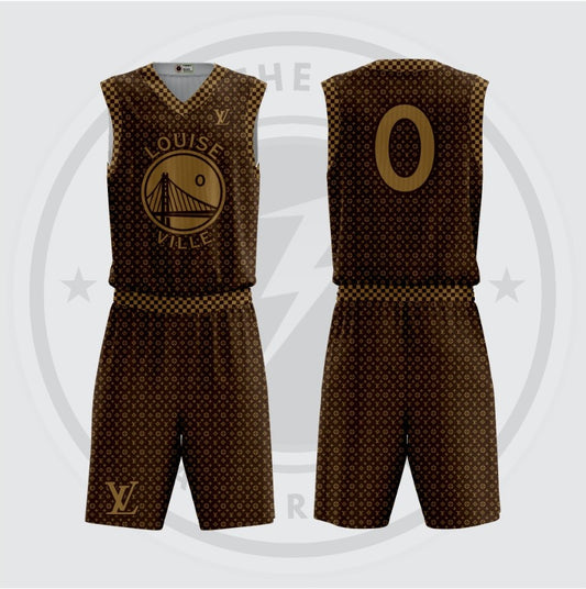 Basketball Uniform LV Desigen